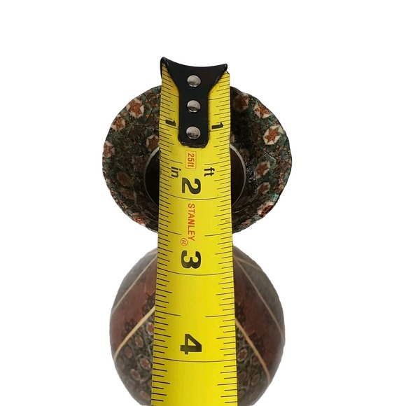 Persian Khatam Copper Flower Pot/ Vase - Picture 5 of 7